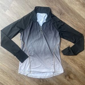 Ideology Long sleeve Black & Gray Yoga Zip Up